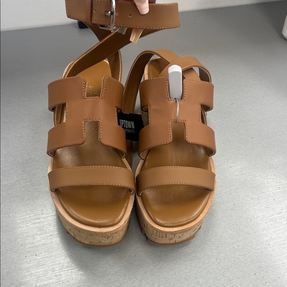 Hermes Havane 30 Brown Leather Platform Sandals - Picture 1 of 4